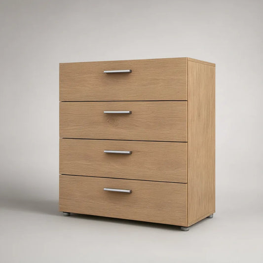 Komoda z 4 szufladami 80 × 40 × 100 cm, dąb sonoma